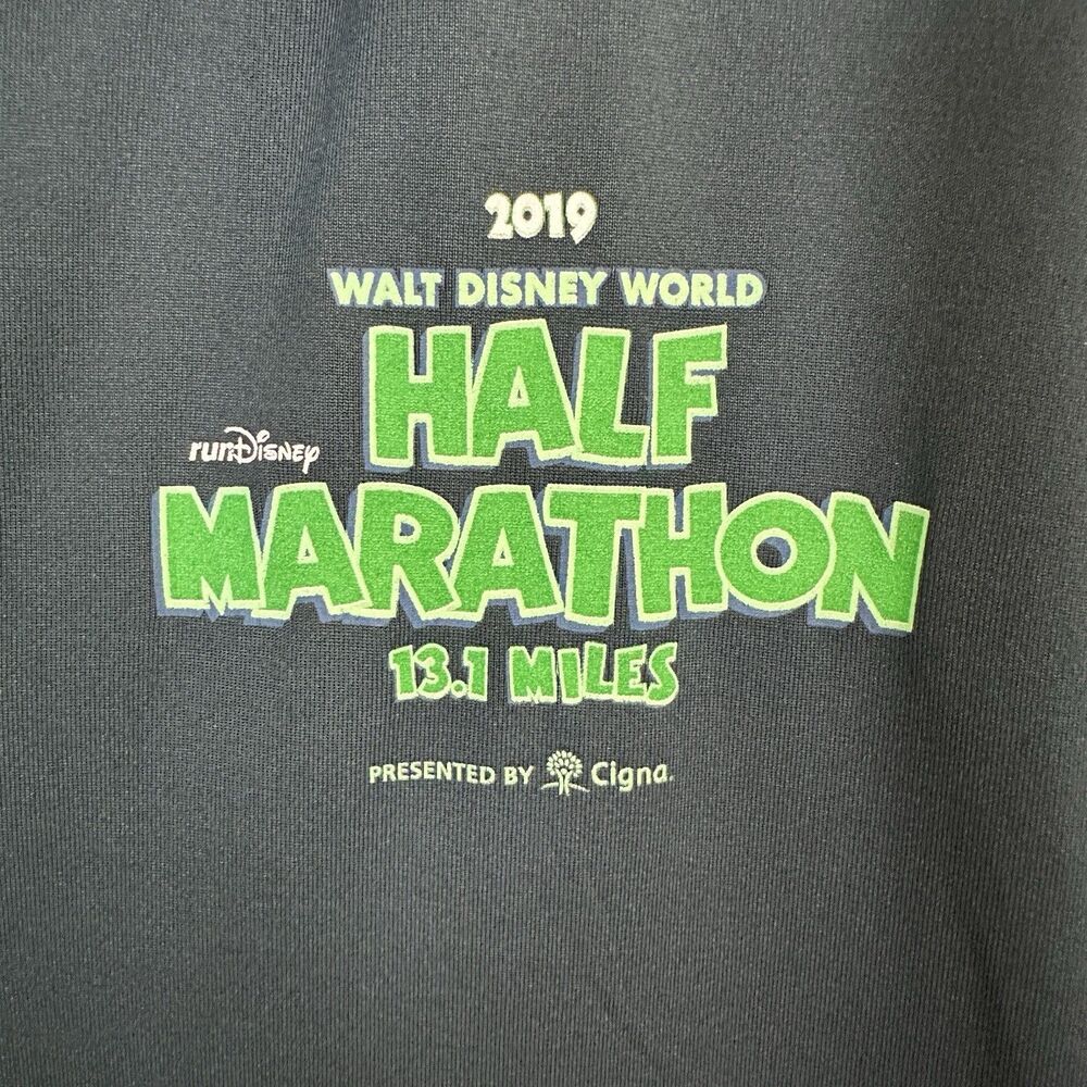 Disney Run Half Marathon Zip Up Jacket Sz XL Donald Duck Finish Line 2019 - Picture 4 of 5